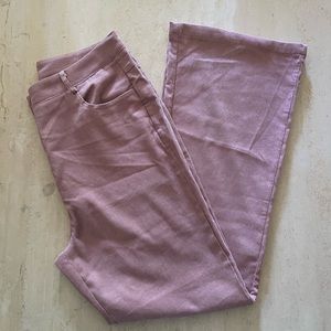 Light pink flared shein pants